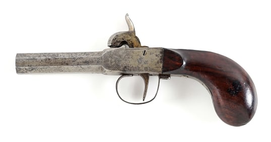 (A) PERCUSSION MUFF PISTOL.