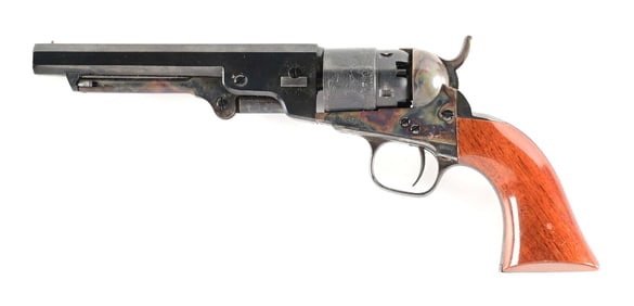 (A) INSCRIBED 2ND GENERATION COLT MODEL 1862 POCKET NAVY PERCUSSION REVOLVER.