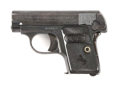 (C) COLT MODEL 1908 POCKET SEMI-AUTOMATIC PISTOL (1915).