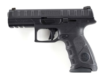 (M) BERETTA APX 9MM SEMI-AUTOMATIC PISTOL WITH CASE.