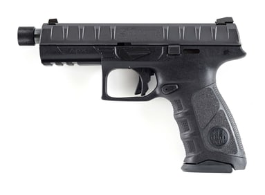 (M) BERETTA APX 9MM SEMI-AUTOMATIC PISTOL WITH CASE AND THREADED BARREL,