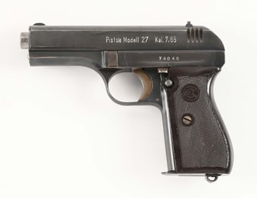 (C) CZ MODEL 27 .32 ACP SEMI-AUTOMATIC PISTOL.