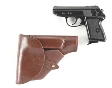 (C) POLISH RADOM P-64 SEMI AUTOMATIC PISTOL.