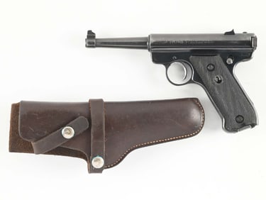 (C) RUGER STANDARD MODEL SEMI AUTOMATIC PISTOL.