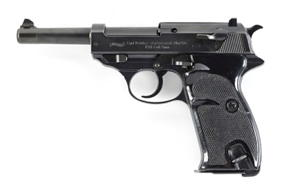 (C) WALTHER P38 SEMI-AUTOMATIC PISTOL.