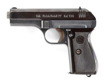 (C) CZ 27 SEMI AUTOMATIC PISTOL.