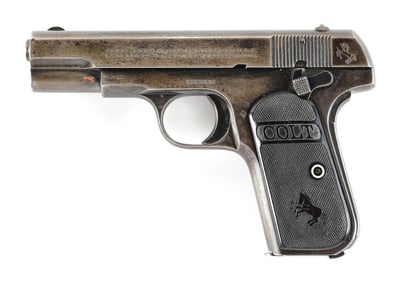 (C) COLT 1903 POCKET HAMMERLESS SEMI AUTOMATIC PISTOL