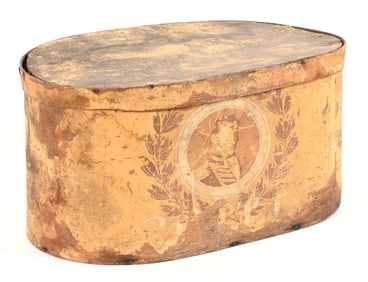 STEPHEN DECATUR HAT BOX.