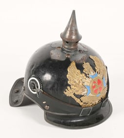 IMPERIAL GERMAN 1916 DATED MOUNTED JAEGER SHELL.