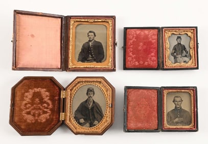 LOT OF 4: US CIVIL WAR IMAGES.