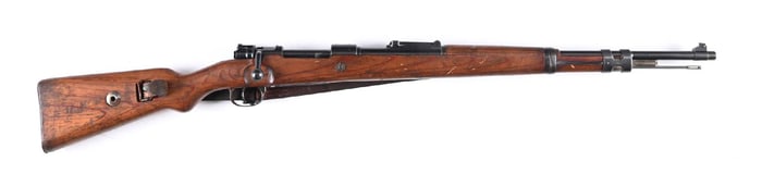 (C) PRE-WAR MAUSER S/42 CODE K98 BOLT ACTION RIFLE (1937).