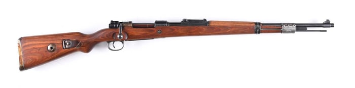 (C) BRUNN DOT CODE K98 BOLT ACTION RIFLE (1944).