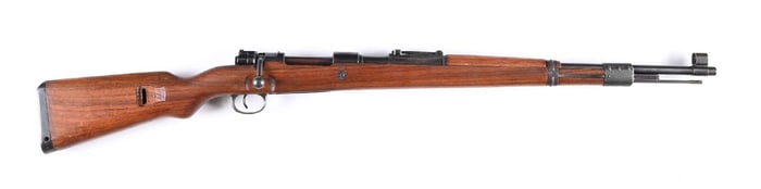 (C) BRUNN DOU 44 CODE K98 BOLT ACTION RIFLE (1944).