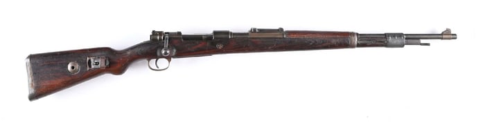 (C) BERLIN-LUBECKER DUV 42 CODE K98 BOLT ACTION RIFLE.