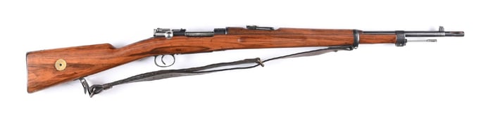 (C) SCARCE MAUSER CONTRACT SWEDISH MODEL 1896 MAUSER BOLT ACTION RIFLE.