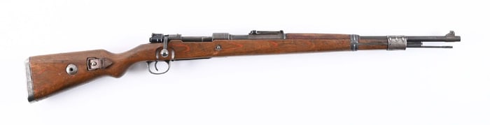 (C) BRUNN DOU 43 CODE K98 MAUSER BOLT ACTION RIFLE (1943).