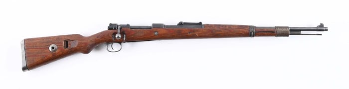 (C) 1944 BRUNN DOT K98 MAUSER BOLT ACTION RIFLE.