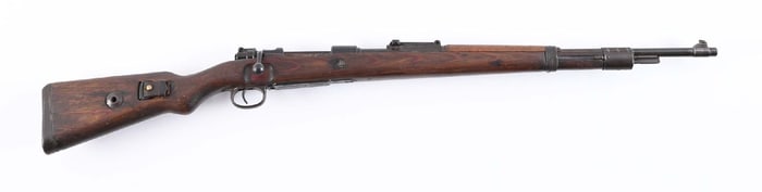 (C) BRUNN DOT K98 MAUSER BOLT ACTION RIFLE (1943).