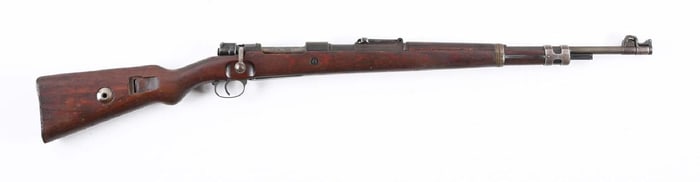 (C) SCARCE BERLIN-LUBECKER 237 CODE K98 MAUSER BOLT ACTION RIFLE (1939).