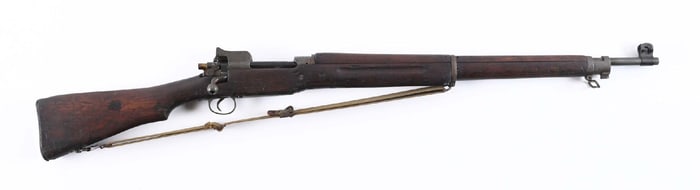 (C) REBUILT EDDYSTONE MODEL 1917 BOLT ACTION RIFLE.