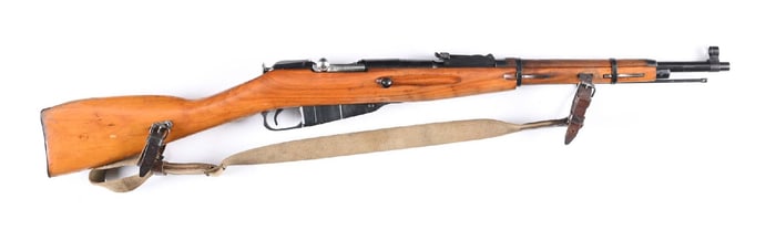 (C) RUSSIAN M1891/59 BOLT ACTION CARBINE.
