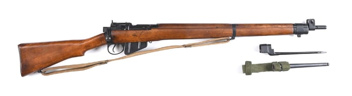 (C) BRITISH ENFIELD NO.4 MK.2 BOLT ACTION RIFLE.