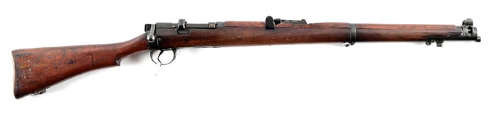 (C) BSA ENFIELD 1916 SHT LE III IN .410. WITH 60 ROUNDS OF MILITARY .410 AMMO