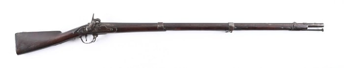 (A) 1816 DATED PERCUSSION CONVERTED TRANSITIONAL HARPERS FERRY MODEL 1816 MUSKET.