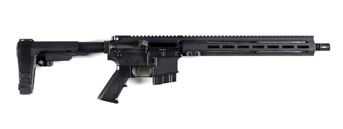 (M) ARMS INTERNATIONAL DEFENSE AR15 SEMI AUTOMATIC PISTOL.