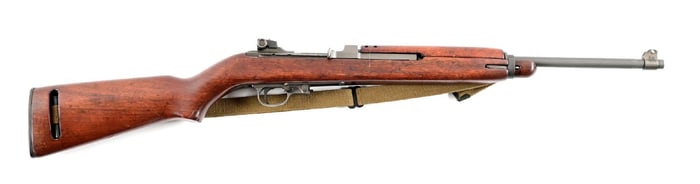 (C) I.B.M. CORP. M1 CARBINE SEMI AUTOMATIC RIFLE.