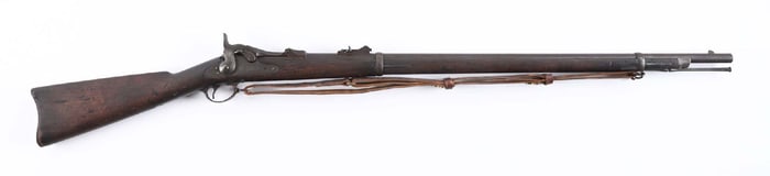 (A) SPRINGFIELD MODEL 1879 TRAPDOOR RIFLE.