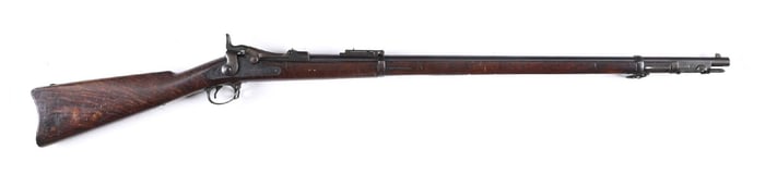 (A) U.S. SPRINGFIELD MODEL 1888 TRAPDOOR ROD BAYONET RIFLE.