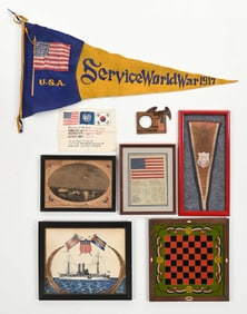 LOT OF CIVIL WAR ERA-WWII EPHEMERA.