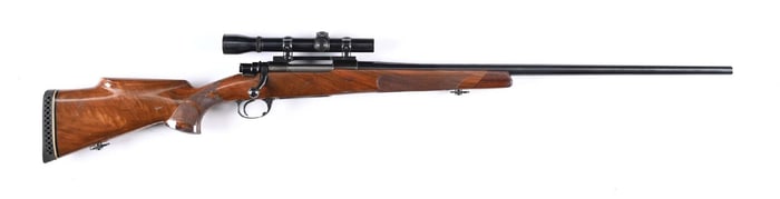 (M) CUSTOM INTERARMS MARK X BOLT ACTION RIFLE.