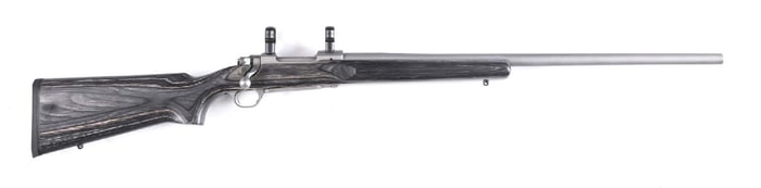 (M) RUGER M77 MARK II MATTE STAINLESS BOLT ACTION RIFLE.