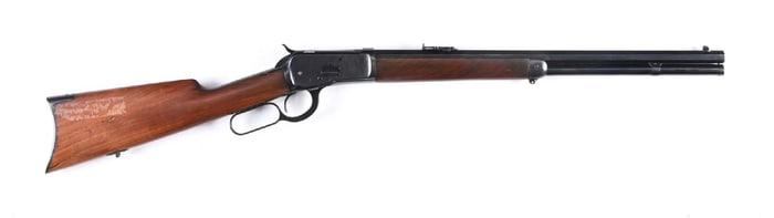 (C) WINCHESTER MODEL 1892 LEVER ACTION SHORT RIFLE IN .44-40.