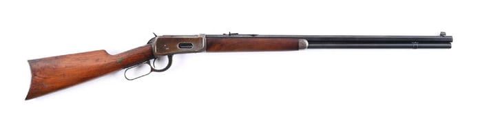 (C) WINCHESTER MODEL 94 LEVER ACTION RIFLE.
