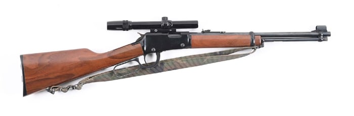 (M) HENRY LEVER ACTION SPORTING RIFLE.
