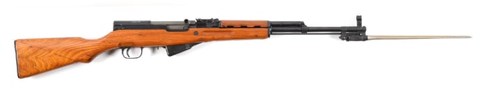 (M) CHINESE TYPE 56 SKS SEMI AUTOMATIC RIFLE.