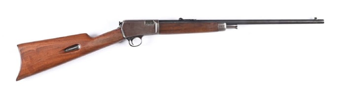 (C) WINCHESTER MODEL 03 SEMI-AUTOMATIC RIFLE.