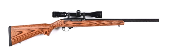 (M) CUSTOM RUGER 10/22 SEMI AUTOMATIC RIFLE.
