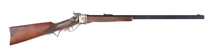 (M) PALMETTO BIG .50 SINGLE SHOT SHARPS MODEL 1874 SPORTING RIFLE.