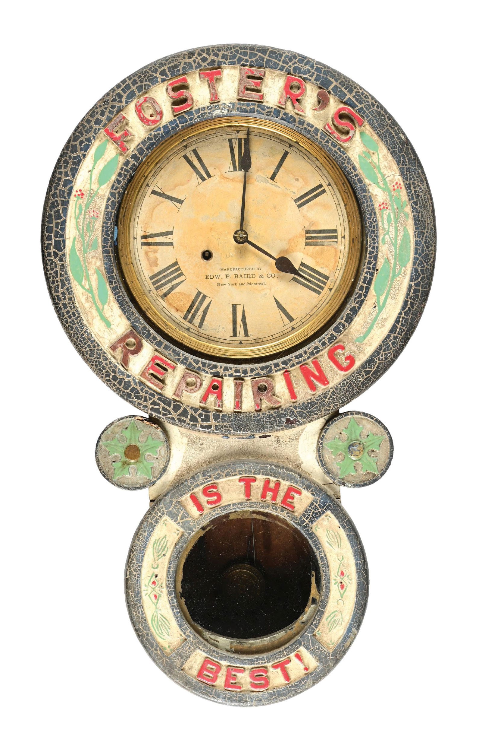 FOSTER'S REPAIRING BAIRD CLOCK (1 of 2)