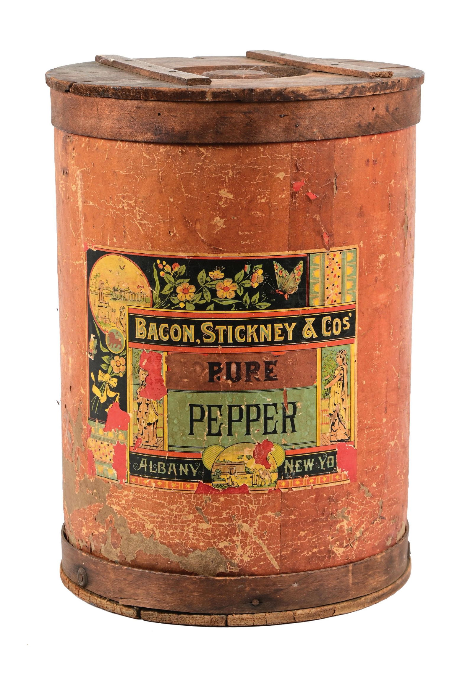 BACON, STICKNEY & CO. PURE PEPPER GENERAL STORE CONTAINER (1 of 4)
