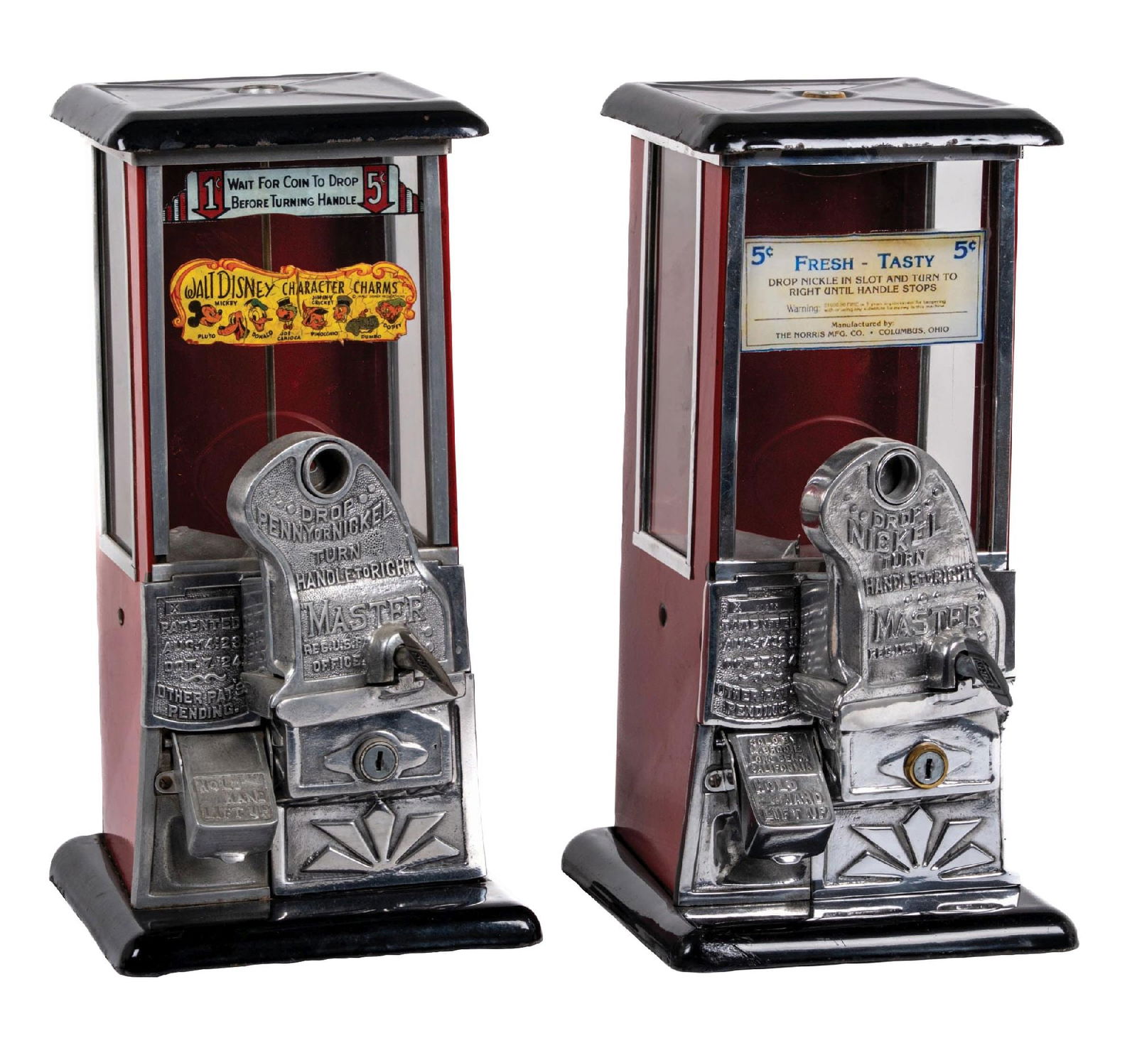 PAIR OF MASTER PEANUT VENDING MACHINES (1 of 5)