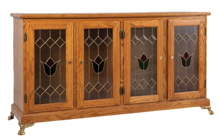 FOUR-POSITION CONTEMPORARY SLOT MACHINE STAND