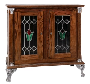 CONTEMPORARY DOUBLE SLOT MACHINE STAND