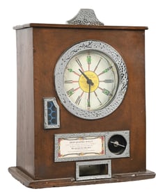 25¢ "BRYAN'S TWELVE HAND CLOCK" SINGLE WHEEL TRADE STIMULATOR