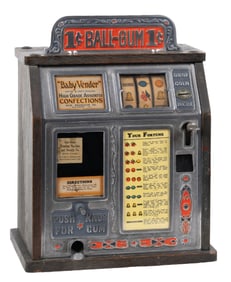 1¢ BURNHAM & MILLS "BABY VENDOR" TRADE STIMULATOR