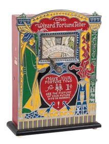 MILLS WIZARD FORTUNE TELLER ARCADE MACHINE